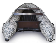 Лодка надувная моторная SOLAR-430 Super Jet tunnel