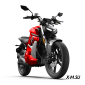 Электромотоцикл WHITE SIBERIA SUPER SOCO TS STREET HUNTER PRO (Красный)