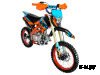 Питбайк KAYO EVOLUTION YX125EM 17/14 KRZ (механ. сцепл., эл. стартер 2022 г.)