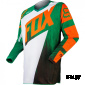 Джерси подростковая Fox 180 Vandal Jersey Youth Green/Orange